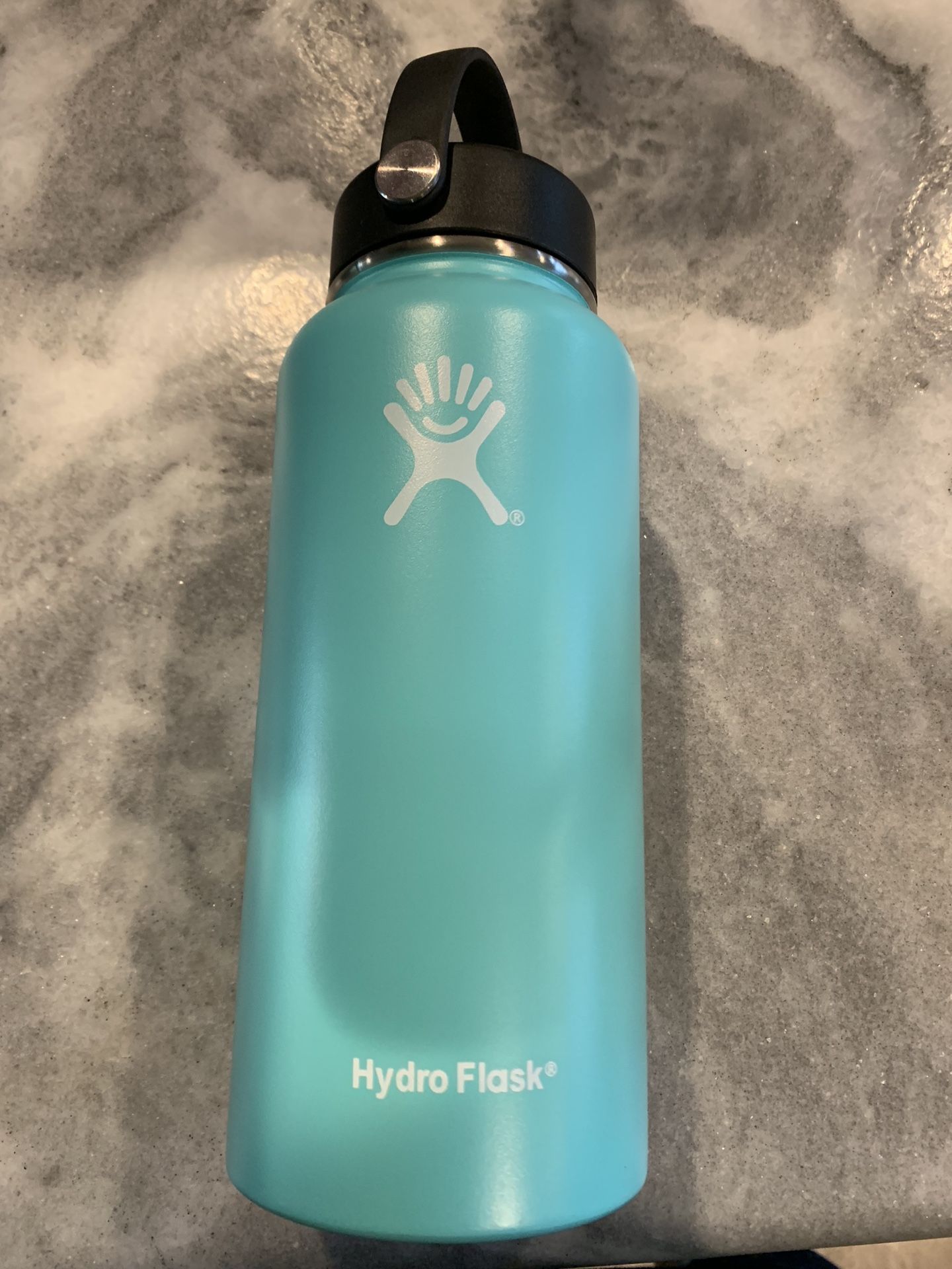 24oz seafoam hydro flask NEW standard mouth