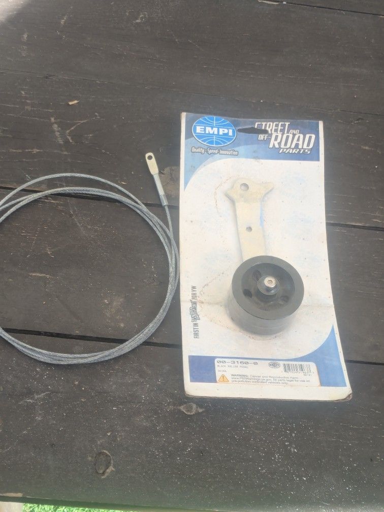 VW Bug Roller Pedal And Cable