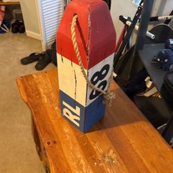 Bouy Marker Wooden Decoration