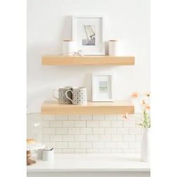 Set of 2 Floating Shelves,
