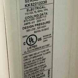 Frigidare Air Conditioner (5,000 BTU) Also have Samsung AIr Conditioner (10,500 BTU!!)