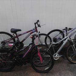 4 BIKES ALL NEED BASIC MAINTENANCE,  ALL 4 TOGETHER $40
