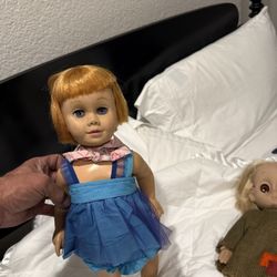 1959 Chatty Cathy Doll 1960s Vintage NO TRATEN DE DAR MI UNA MECERÍA YO SE CUANTO VALE LA DE VERDE