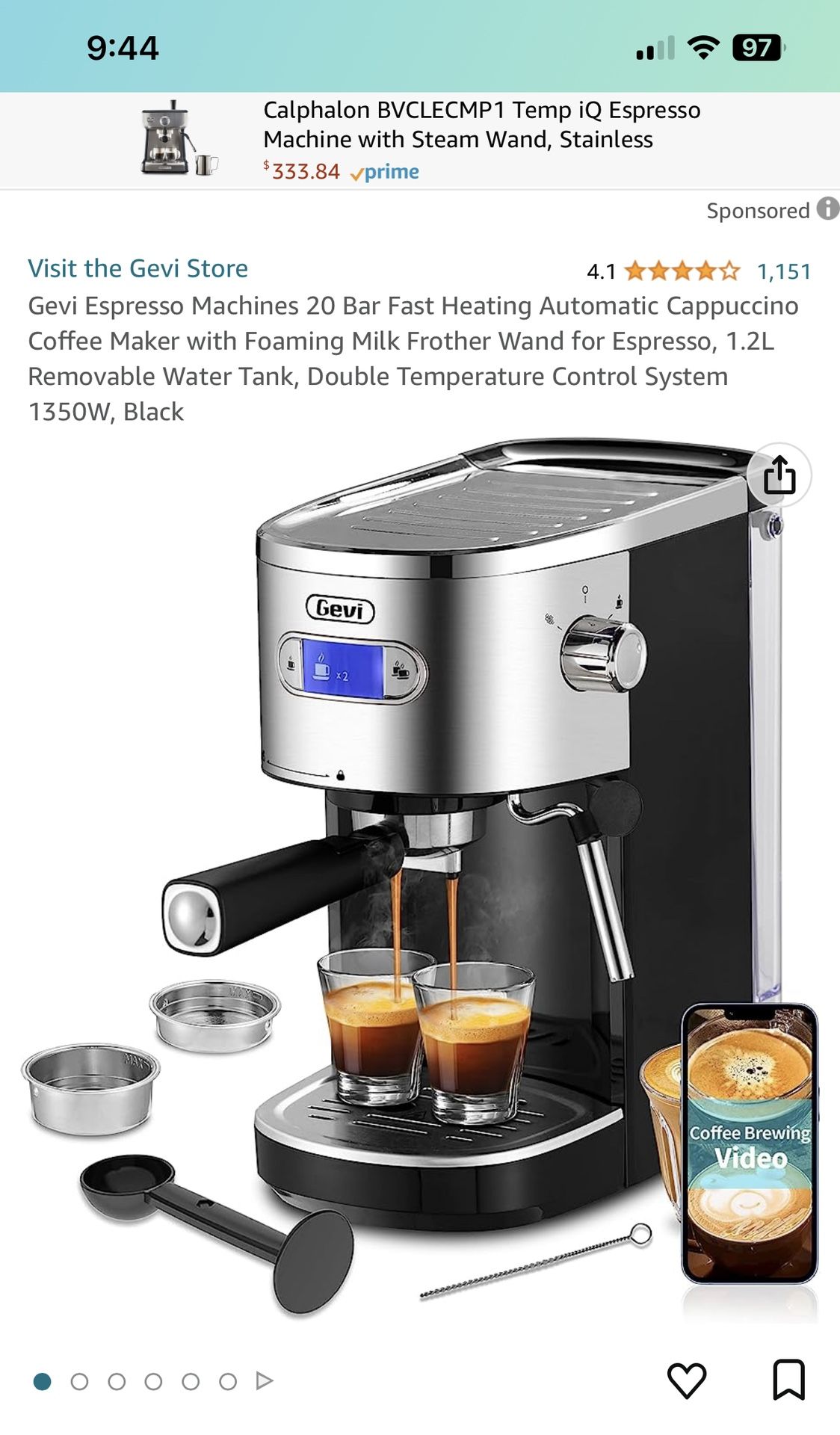 Gavi Espresso Machine