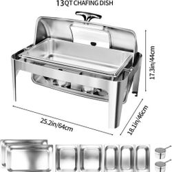 13 Qts CHAFTING DISH Like NEW USED ONCE