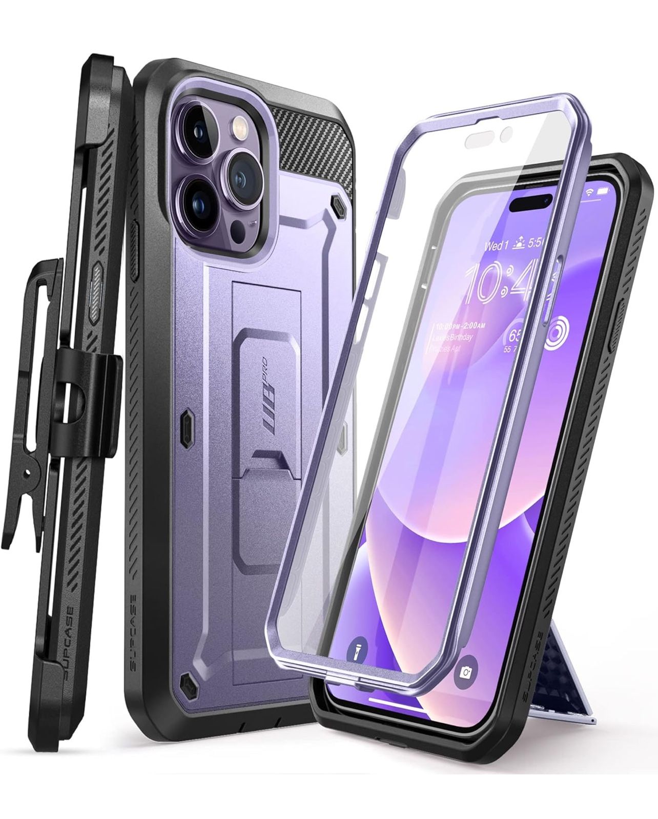 SUPCASE for iPhone 14 Pro Max Case with Screen Protector (Unicorn Beetle Pro)