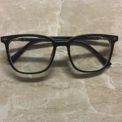 Chrome Hearts Style Black Square Glasses