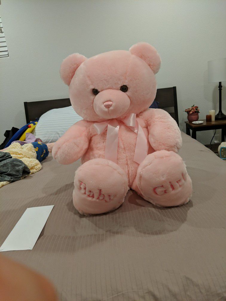 Giant 36 Inch Baby Girl Teddy Bear