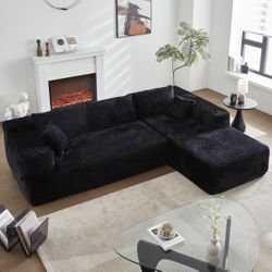 New Black Couch