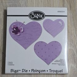 Sizzies Bigz Die Hearts 656334 Dies Set