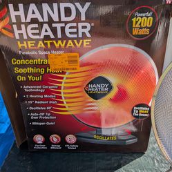 Heater, handy heater, oscillates 1200 watts