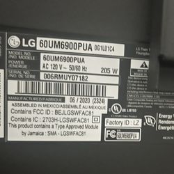 60in LG TV