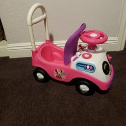 Brand New Minnie Car Walker Lights Up