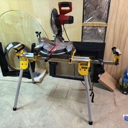 For Sale: Skil Miter Saw 3821 & DeWalt DWX 724 Stand 