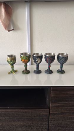 Cups - medieval times gauntlets