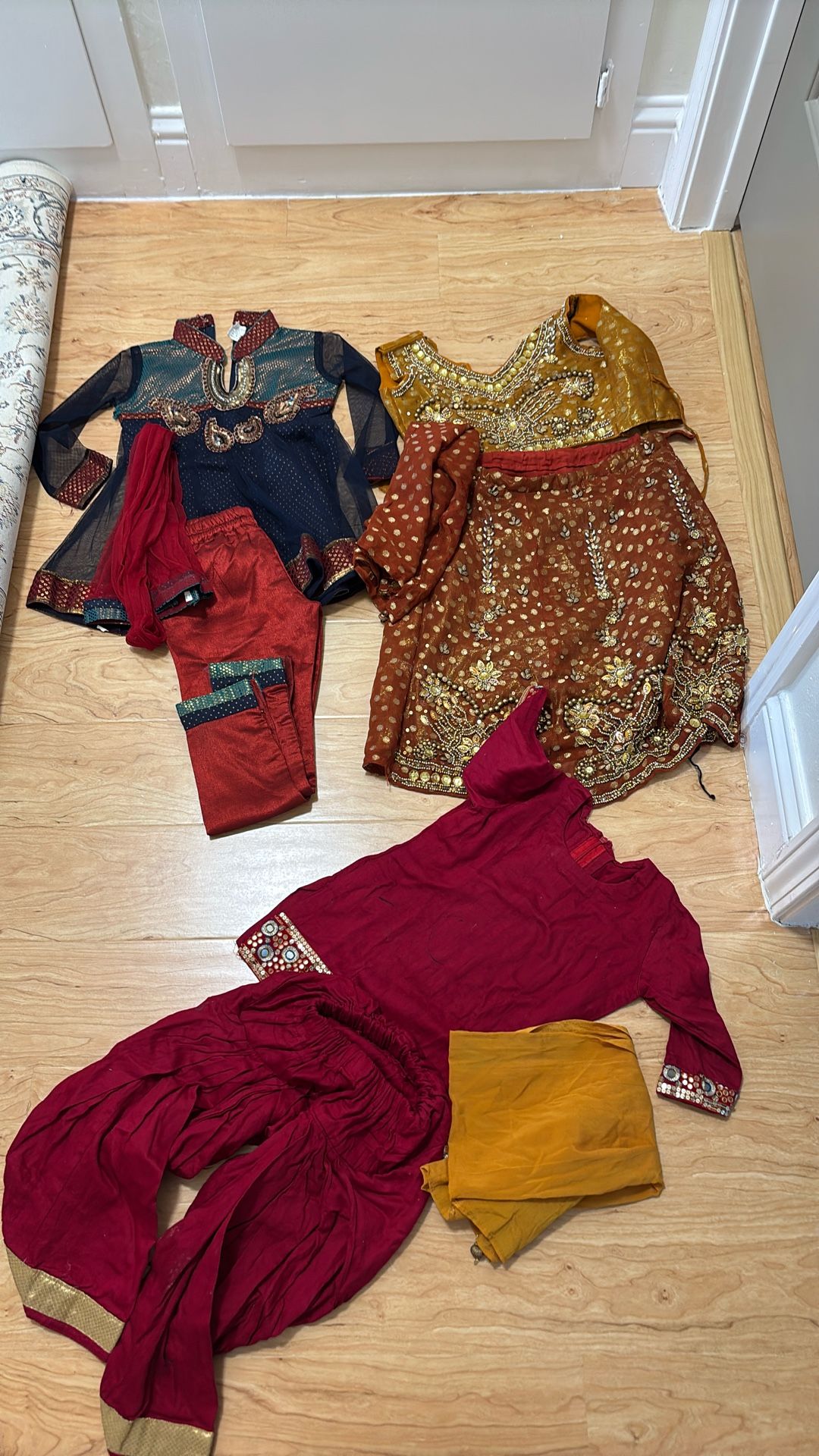 3 Indian Outfits For Girl Age 3 to 5 Years.