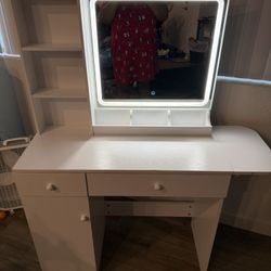LED Light Vanity With Power Outlet $95 OBO