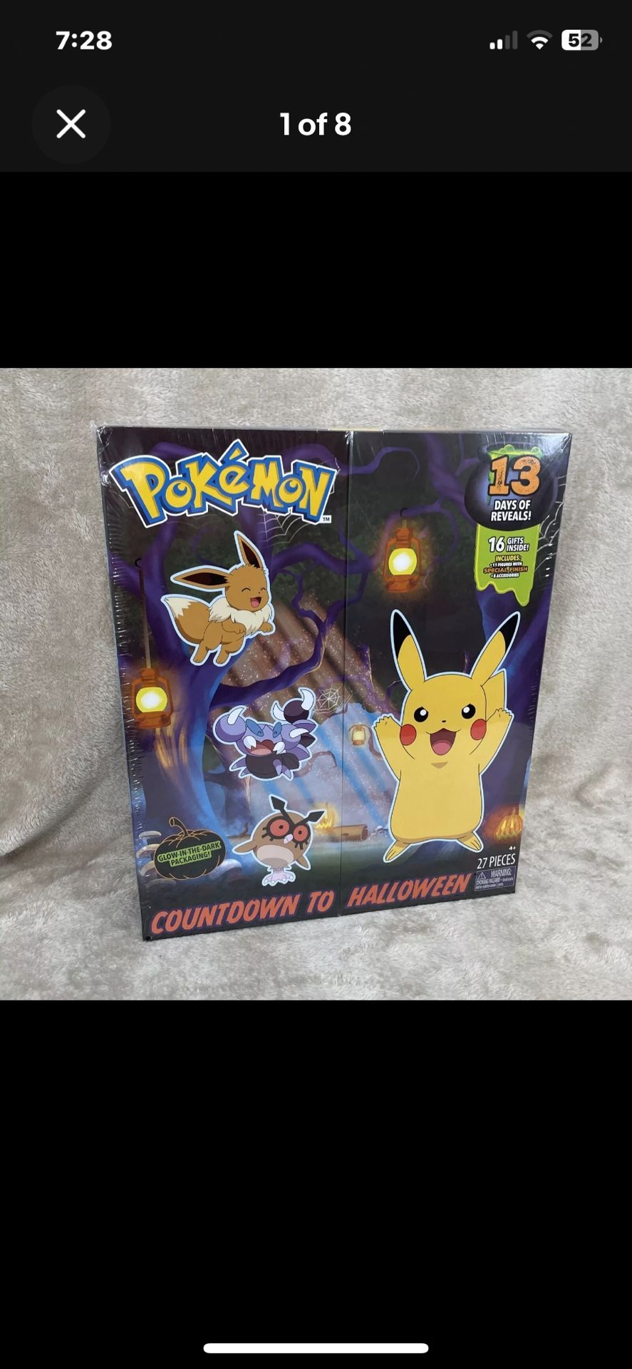 Pokemon Halloween Advent Calendar 2024