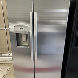 Stainless Steel Refrigerator Like New Few Months Used