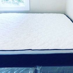 King size Mattress Pillow Top 13”Thick Medium FIRM Brand New( Box split Included) We Finance We deliver All Cities 