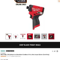 Milwaukee 12V Impact Wrench 