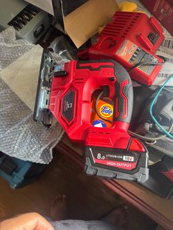 18V Cordless Jigsaw with 8.0Ah Battery