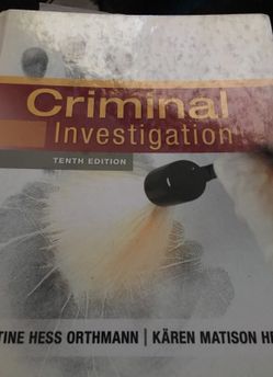 Criminal investigation