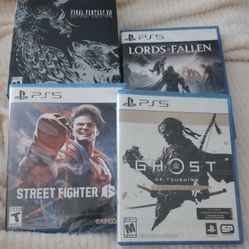 Great Deal ,4 Never Used PS5  GAMES (100$)