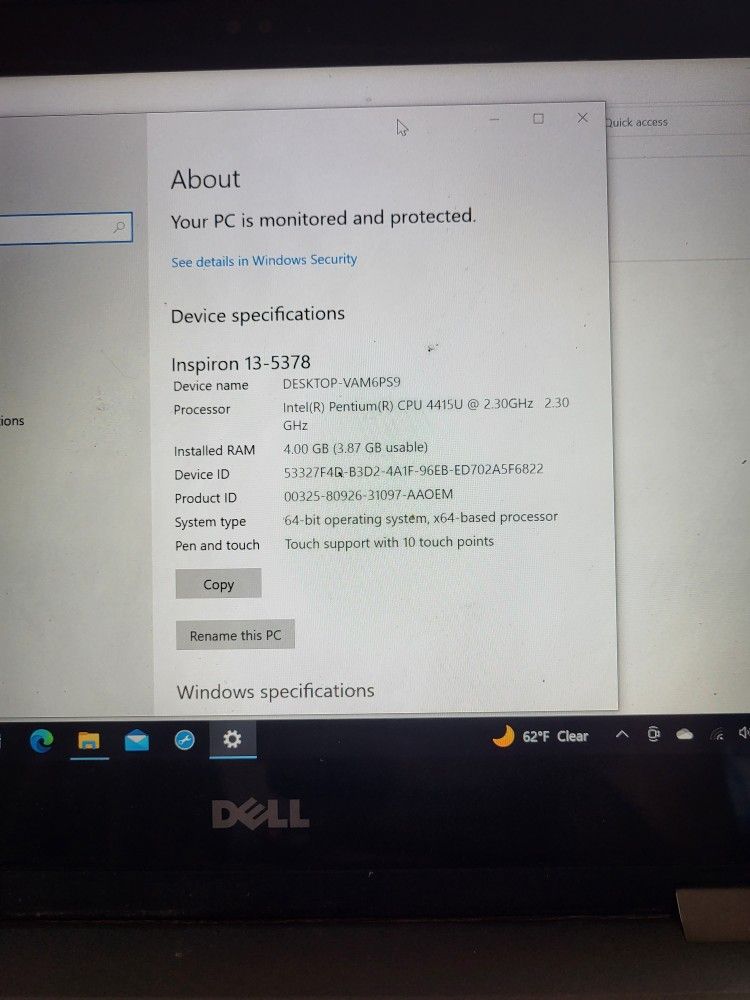Dell Laptop