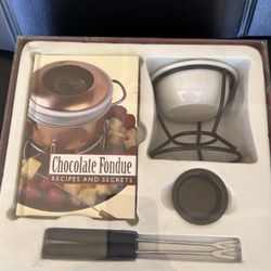 Chocolate Fondue Book And Kit
