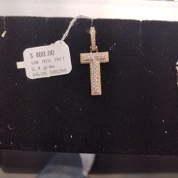 Letter "T" Initial Pendant 10k Yellow Gold
