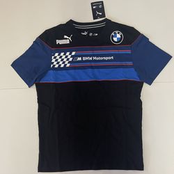 Puma BMW Motorsport SDS Black Logo Tee Shirt Men’s 533327-01 MSRP $50