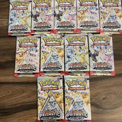 Pokemon SV: Prismatic Evolutions 11 Packs Total