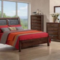 Spring clearance sale. Emily king size bedroom set $799. Easy finance option. Same-day delivery.