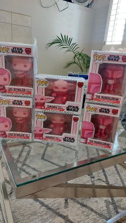 STAR WARS VALENTINES EDITION Funko Pops