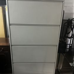 OFFICE/HOME FILE CABINET  LATERAL 4 DRAWERS METAL FILE 