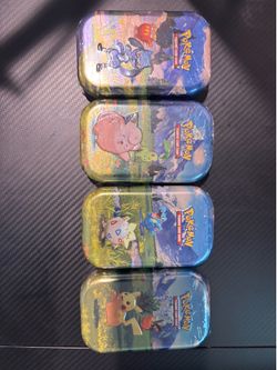 SEALED Pokemon Ascended Heroes mini tins lot of 4