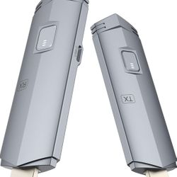 Wireless HDMI Transmitter and Receiver, 4K Decode 1080P@60Hz Ultra HD Video Output, Plug&Play 5G/2.4G for Video and Audio to Monitor from PC/Projector