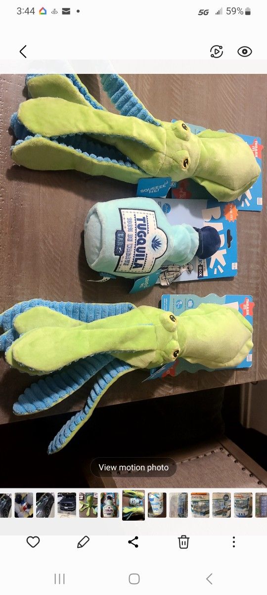 NEW DOG TOYS ALL BRAND NEW WITH TAGS LOOK