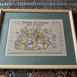 Cross Stitch 2 Pieces Work