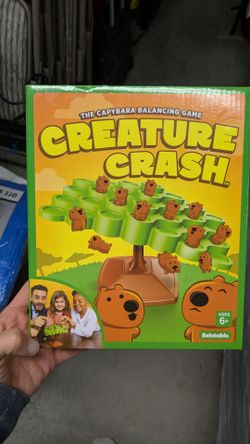 Creature Crash / Capybara Crash Stacking Tower Board Game, Family Party Game, What Do You Meme? brand