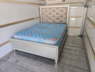 Queen size mattress box & frame
