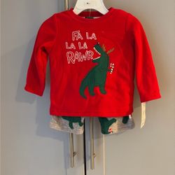 Christmas Pj Two Piece Size 12 Months. $15.00 New With Tags.