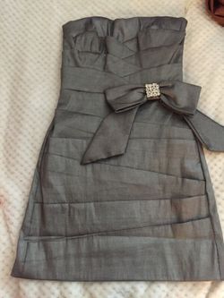 Gray party dress size 3