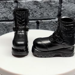 Bratz While Life Safari Boots Custom Black