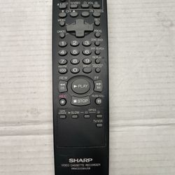 Sharp RRMCG1236AJSB TV/VCR Genuine Remote Control VCA410, VCA410UB, VCA411U