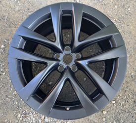 Tesla Model S Plaid Factory OEM Rear (1) Wheel 21x10.5 Arachnid