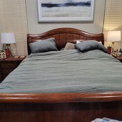 Solid Wood Bedroom Set.  King Size