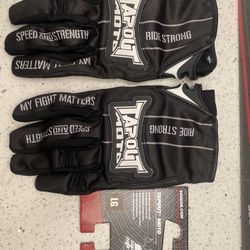 Speed&strength Tap out Black Leather Gloves