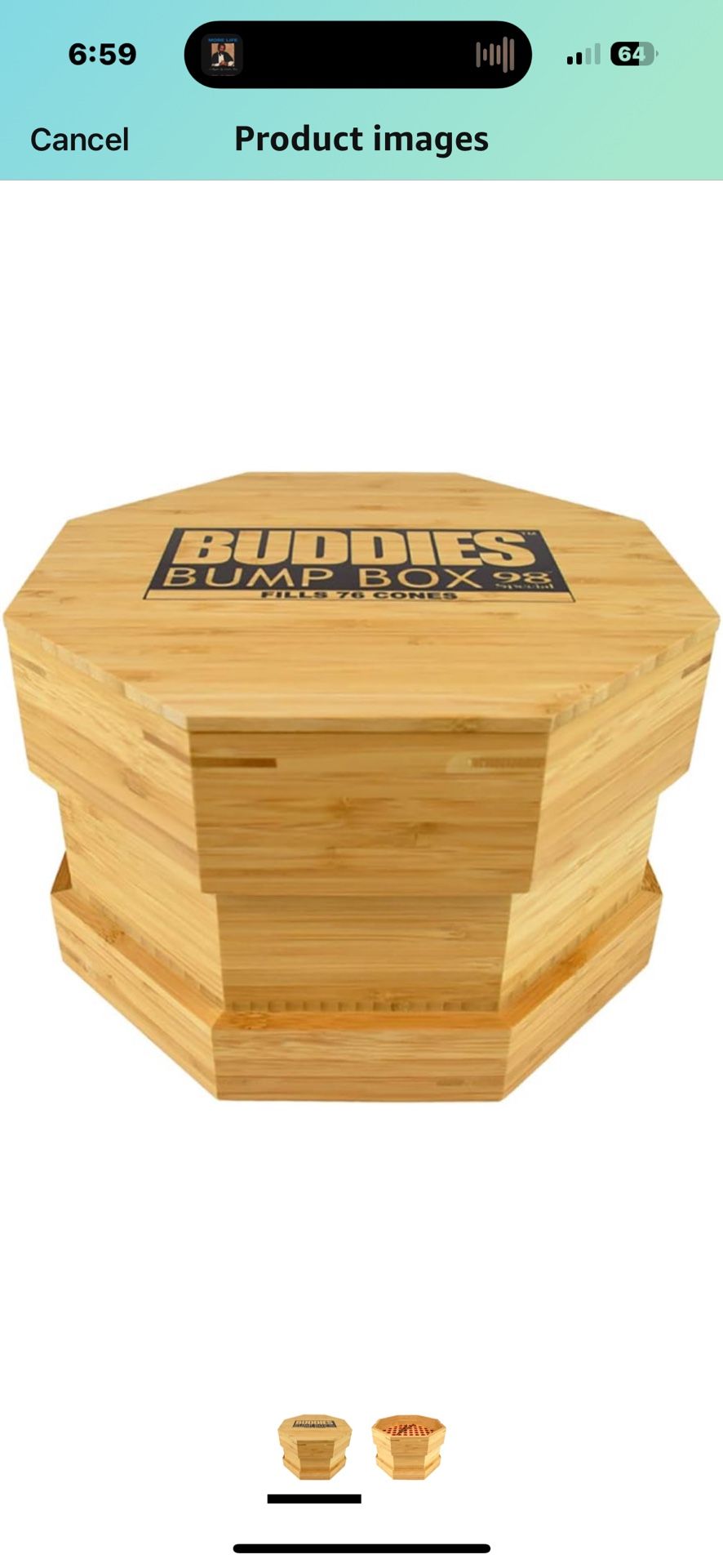 Buddies Wooden Bump Box - Fills 76 Cones at Once - Only for 98 Special Size Cones